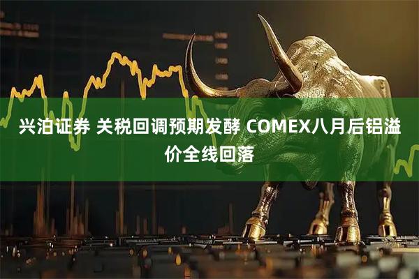 兴泊证券 关税回调预期发酵 COMEX八月后铝溢价全线回落